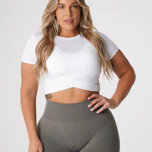 NVGTN Crossbody Tee Crop Top